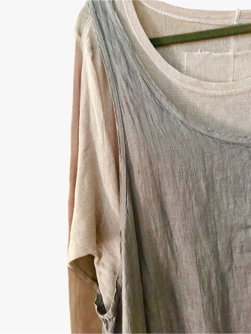 Blue Fish Hemp Silk Linen Frock-Purple Dusk New without Tags - Picture 9 of 9